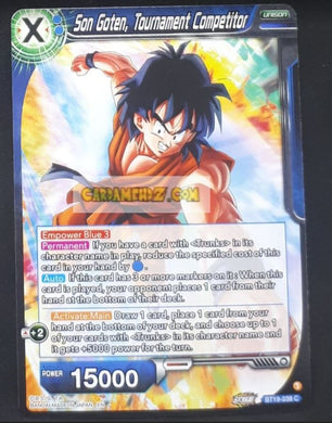 Carte Dragon Ball Super Card Game Us Zenkai Series Fighter s Ambition BT19-039 C (2023) (us) bandai songoten tournement competitor dbs cardamehdz point com