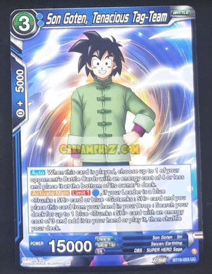 Carte Dragon Ball Super Card Game Us Zenkai Series Fighter s Ambition BT19-053 UC (2023) (us) bandai songoten tenacious tag team dbs cardamehdz point com