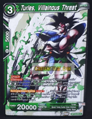 Carte Dragon Ball Super Card Game Us Zenkai Series Fighter s Ambition BT19-075 C (2023) (us) bandai turtle villainous threat dbs cardamehdz point com