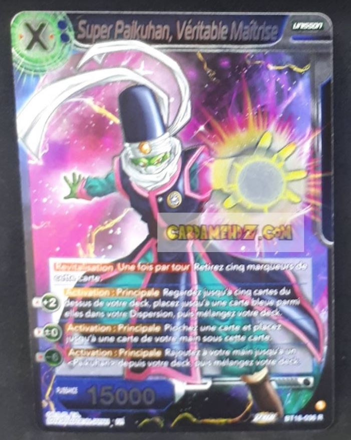 Carte Dragon Ball Super Card Game Zenkai Series Dawn Of The ZLegends BT18-036 R (Fr) (2022) bandai super paikuhan veritable maitrise dbscg commune cardamehdz point com