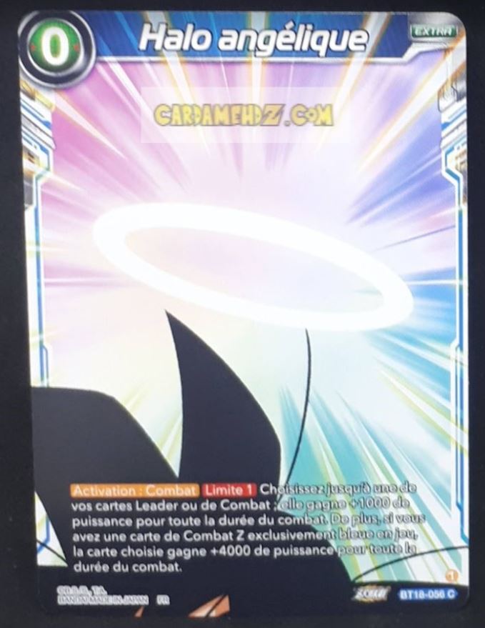 Carte Dragon Ball Super Card Game Zenkai Series Dawn Of The ZLegends BT18-056 C (Fr) (2022) bandai halo angelique dbscg commune cardamehdz point com