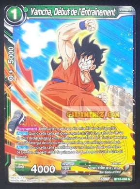 Carte Dragon Ball Super Card Game Zenkai Series Dawn Of The ZLegends BT18-068 C (Fr) (2022) bandai yamcha debut de l entrainement dbscg commune cardamehdz point com