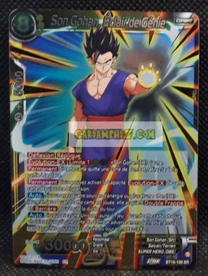 Carte Dragon Ball Super Card Game Zenkai Series Dawn Of The ZLegends BT18-109 SR (Fr) (2022) bandai songohan eclair de genie dbscg super rare foil prisme holo cardamehdz point com mehdz atout