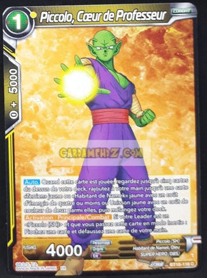 Carte Dragon Ball Super Card Game Zenkai Series Dawn Of The ZLegends BT18-116 C (Fr) (2022) bandai piccolo coeur de professeur dbscg commune cardamehdz point com