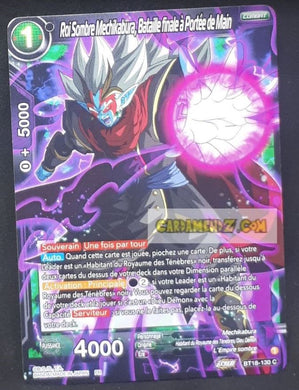 Carte Dragon Ball Super Card Game Zenkai Series Dawn Of The ZLegends BT18-130 C (Fr) (2022) bandai roi sombre mechikabura bataille finale à portée de main dbscg commune cardamehdz point com