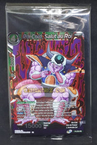 Carte Dragon Ball Super Card Game fr Carte promo roi cold salut du roi Bandai dbscg hors serie foil prisme holo cardamehdz
