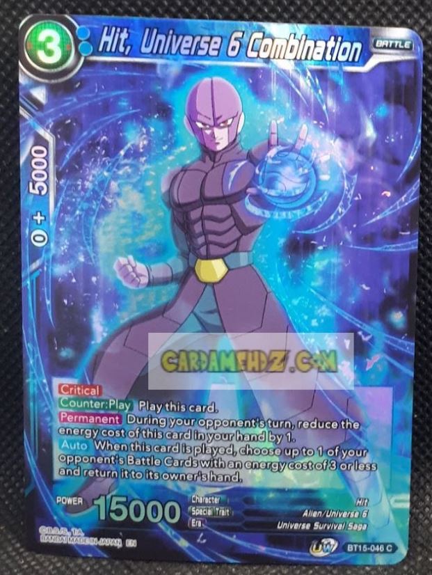Carte Dragon Ball Super Card Game us UWS Boost Saiyan Showdown BT15-048 C (2021) (us) bandai hit universe 6 combination dbscg prisme foil holo cardamehdz point com mehdz atout