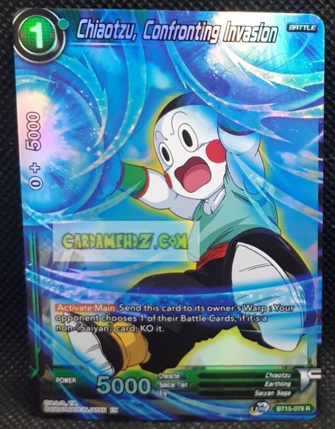 Carte Dragon Ball Super Card Game us UWS Boost Saiyan Showdown BT15-079 R (2021) (us) bandai chiaotzu confronting invasion dbscg prisme foil holo cardamehdz point com mehdz atout
