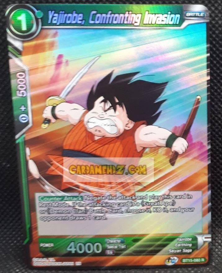 Carte Dragon Ball Super Card Game us UWS Boost Saiyan Showdown BT15-080 R (2021) (us) bandai yajirobe confronting invasion dbscg prisme foil holo cardamehdz point com mehdz atout