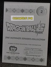 Charger l'image dans la galerie, Carte Dragon Ball Super Sticker Album Panini Fr Part 13 n°2 (2025) dbs beerus prisme foil holo cardamehdz point com mehdz atout