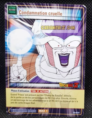 Carte Dragon Ball Z Cartes À Jouer Et À Collectionner Part 6 n°D-611 (2007) Bandai freezer dbz cardamehdz point com mehdz atout