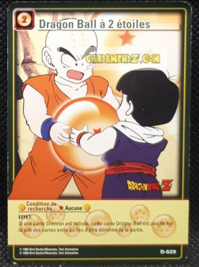 Carte Dragon Ball Z Cartes À Jouer Et À Collectionner Part 6 n°D-629 (2007) Bandai krilin & songohan dbz cardamehdz point com mehdz atout
