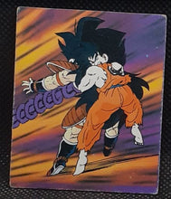 Charger l'image dans la galerie, Carte Dragon Ball Z Mini Card Part 1 n° 26 Amada songoku vs radditz dbz