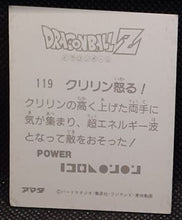 Charger l'image dans la galerie, Carte Dragon Ball Z Mini Card Part 2 n° 119 Amada krilin dbz 