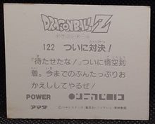 Charger l'image dans la galerie, Carte Dragon Ball Z Mini Card Part 2 n° 122 Amada vegeta &amp; nappa vs songoku dbz