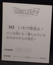Charger l'image dans la galerie, Carte Dragon Ball Z Mini Card Part 3 n° 142 Amada songoku dbz 