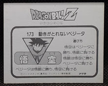 Charger l'image dans la galerie, Carte Dragon Ball Z Mini Card Part 4 n° 173 Amada vegeta dbz