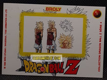 Charger l'image dans la galerie, Carte Dragon Ball Z Panini Serie 4 n° 5 (1998) broly dbz prisme foil holo cardamehdz point com