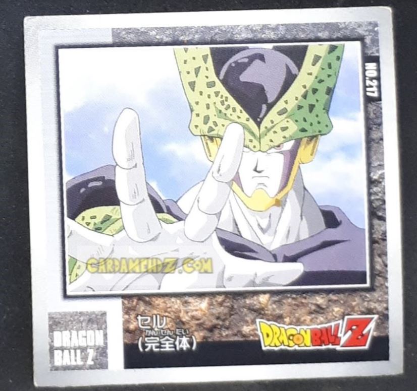 Carte Dragon Ball Z Seal Retsuden Part 3 n°217 (2006) ensky cell dbz cardamehdz point com