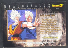 Charger l&#39;image dans la galerie, Carte Dragon Ball Z Trading Card Chromium DBZ Part 1 N° 27 (1996) amada funimation majin bou vs gotenks cardamehdz point com