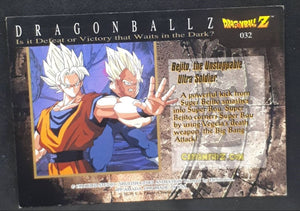 Carte Dragon Ball Z Trading Card Chromium DBZ Part 1 N° 32 (1996) amada funimation vegeto vs majin bou cardamehdz point com
