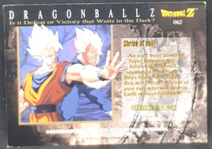 Carte Dragon Ball Z Trading Card Chromium DBZ Part 1 N° 62 (1996) amada funimation majin bou cardamehdz point com