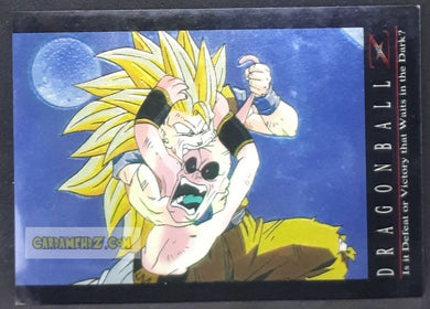 Carte Dragon Ball Z Trading Card Chromium DBZ Part 1 N° 73 (1996) amada funimation majin bou vs songoku cardamehdz point com