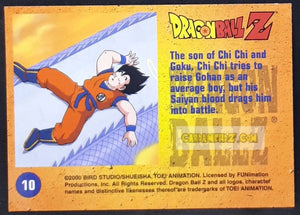 Carte Dragon Ball Z Trading Card Chromium DBZ Part 2 N° 10 (2000) amada funimation songohan dbz cardamehdz point com