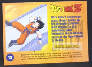 Carte Dragon Ball Z Trading Card Chromium DBZ Part 2 N° 13 (2000) amada funimation songohan dbz cardamehdz point com