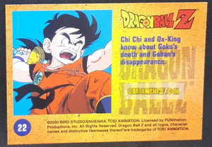 Carte Dragon Ball Z Trading Card Chromium DBZ Part 2 N° 22 (2000) amada funimation chichi guymao dbz cardamehdz point com