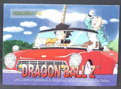 Carte Dragon Ball Z Trading Card Chromium DBZ Part 2 N° 25 (2000) amada funimation songoku & krilin dbz cardamehdz point com