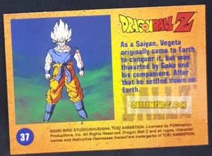 Carte Dragon Ball Z Trading Card Chromium DBZ Part 2 N° 37 (2000) amada funimation vegeta dbz cardamehdz point com