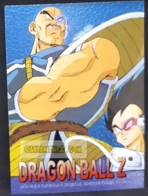 Carte Dragon Ball Z Trading Card Chromium DBZ Part 2 N° 38 (2000) amada funimation vegeta & nappa dbz cardamehdz point com