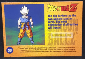 Carte Dragon Ball Z Trading Card Chromium DBZ Part 2 N° 39 (2000) amada funimation vegeta & nappa dbz cardamehdz point com