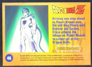 Carte Dragon Ball Z Trading Card Chromium DBZ Part 2 N° 46 (2000) amada funimation vegeta dbz cardamehdz point com
