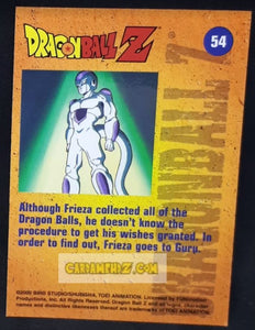 Carte Dragon Ball Z Trading Card Chromium DBZ Part 2 N° 54 (2000) amada funimation freezer dbz cardamehdz point com