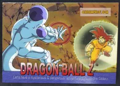 Carte Dragon Ball Z Trading Card Chromium DBZ Part 2 N° 56 (2000) amada funimation songoku vs freezer dbz cardamehdz point com