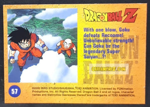 Carte Dragon Ball Z Trading Card Chromium DBZ Part 2 N° 57 (2000) amada funimation songoku dbz cardamehdz point com