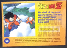 Charger l'image dans la galerie, Carte Dragon Ball Z Trading Card Chromium DBZ Part 2 N° 58 (2000) amada funimation songoku vs freezer dbz cardamehdz point com