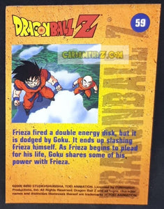 Carte Dragon Ball Z Trading Card Chromium DBZ Part 2 N° 59 (2000) amada funimation songoku dbz cardamehdz point com