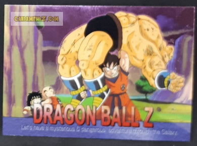 Carte Dragon Ball Z Trading Card Chromium DBZ Part 2 N° 5 (2000) amada funimation songoku songohan nappa dbz cardamehdz point com