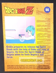 Carte Dragon Ball Z Trading Card Chromium DBZ Part 2 N° 66 (2000) amada funimation krilin dbz cardamehdz point com