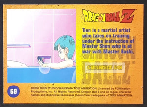 Carte Dragon Ball Z Trading Card Chromium DBZ Part 2 N° 69 (2000) amada funimation tenshinhan dbz cardamehdz point com