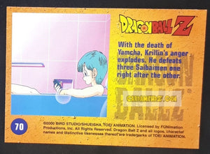 Carte Dragon Ball Z Trading Card Chromium DBZ Part 2 N° 70 (2000) amada funimation krilin dbz cardamehdz point com