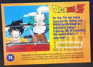 Carte Dragon Ball Z Trading Card Chromium DBZ Part 2 N° 75 (2000) amada funimation bulma dbz cardamehdz point com