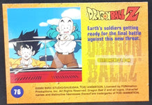 Charger l&#39;image dans la galerie, Carte Dragon Ball Z Trading Card Chromium DBZ Part 2 N° 76 (2000) amada funimation yajirobe krilin tenshinhan chaozu yamcha dbz cardamehdz point com