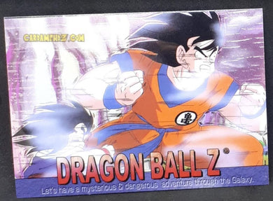 Carte Dragon Ball Z Trading Card Chromium DBZ Part 2 N° 9 (2000) amada funimation songoku & songohan dbz cardamehdz point com