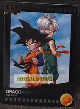 Charger l'image dans la galerie, Carte Dragon Ball Z + Polaroid First Edition V2 Part 2 n° DP-007 (2024) Kabao songoten &amp; trunks dbz prisme foil cardamehdz point com mehdz atout