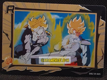 Charger l'image dans la galerie, Carte Dragon Ball Z + Polaroid First Edition V2 n° R-005 (2024) Kabao mirai trunks &amp; songoku dbz cardamehdz point com mehdz atout