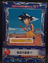Charger l'image dans la galerie, Carte Dragon Ball gt Collection Card Gum Part 1 GT n° 10 (2006) Ensky songoku dbgt cardamehdz point com